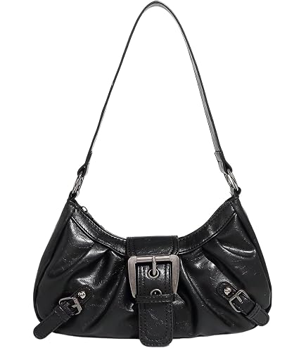 Verdusa Women's Y2K Purse Mini Goth Punk Shoulder Bag Leather