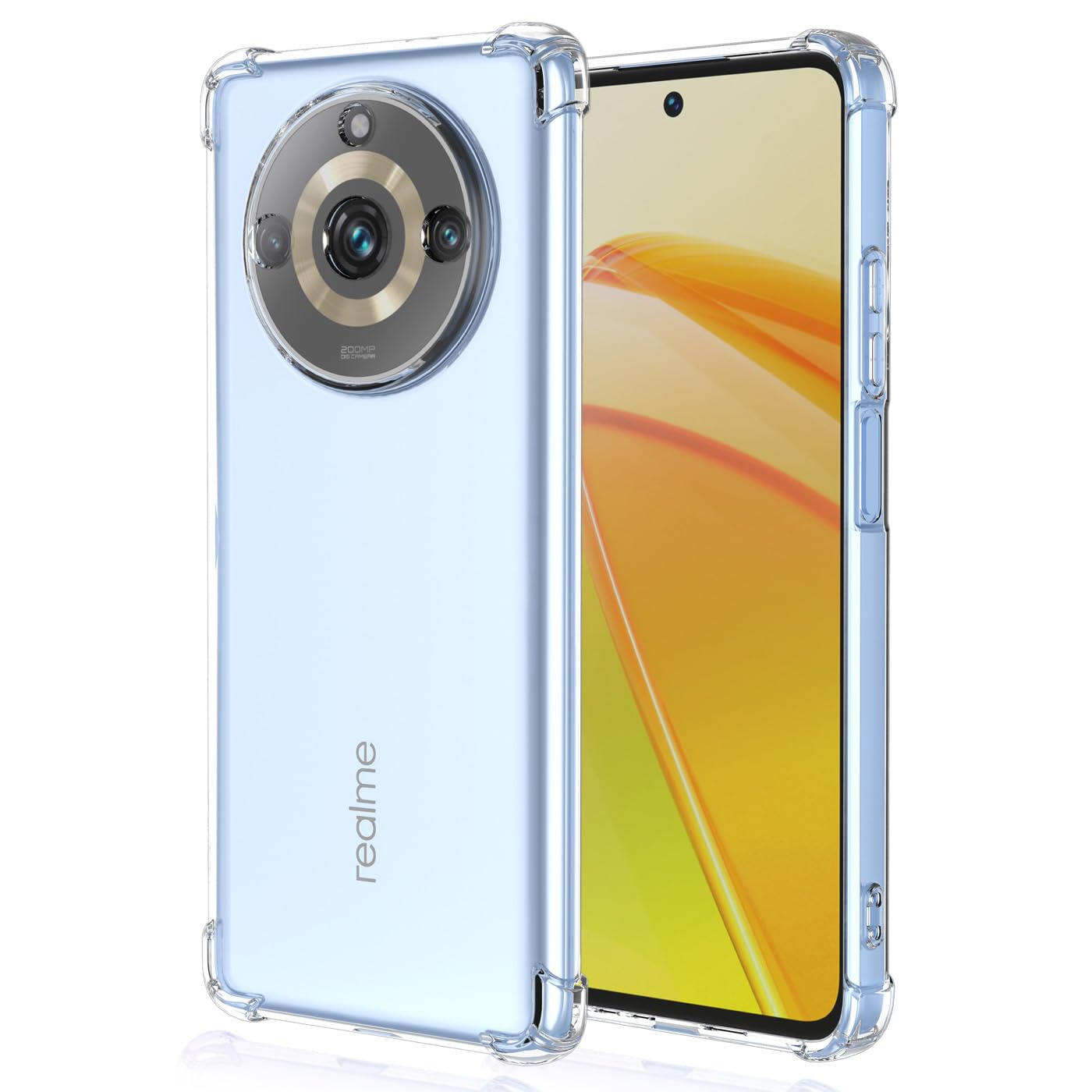 YUXING Clear Case for Realme 11 Pro/Realme 11 Pro Plus (Pro+) - Cute Cool Pattern Design Slim Transparent Protective Case Soft TPU Shockproof Bumper Cover (Transparent) — image 1