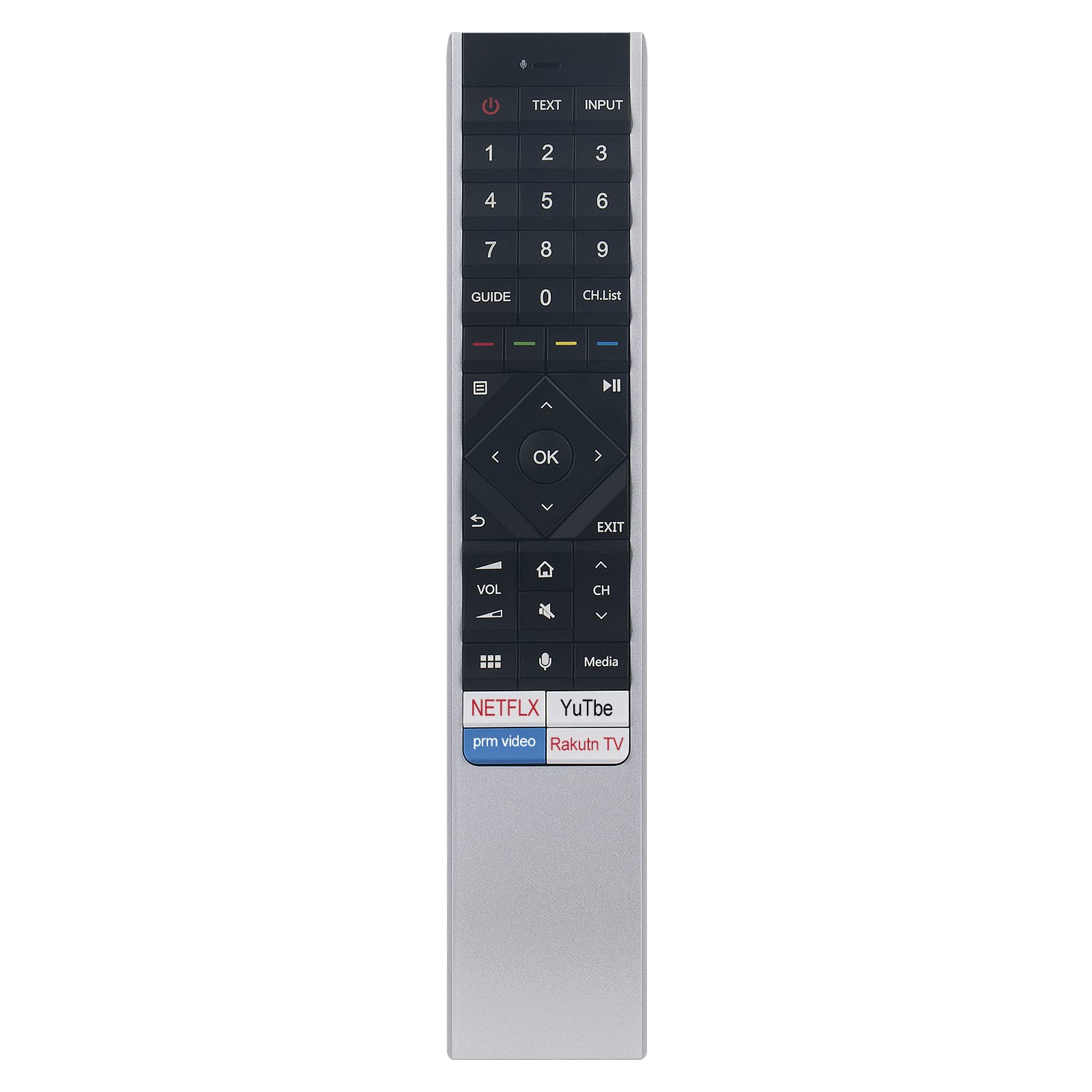 Replacement Voice Remote Control Fit for ERF6A64 Hisense 100L5 120L5 Laser TV 120L5FTUK-A12 EN3A70 ERF3A72 100L5FTUK-B12 100L5FTUK-A12 Remote