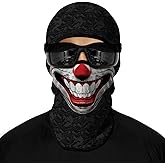 3D Balaclava Ski Mask Motorcycle Full Face Mask Outdoor Tactical Hood Headwear Mask Ghosts Skull Mask Men Women for Halloween
