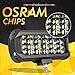 LED Light Bar, DJI 4X4 2Pcs 6 Inch 144W Quad Row LED Pods Light Flood Beam Osram Off Road LED Cubes Work Light Waterproof Driving Fog Lamps for Truck Jeep ATV UTV SUV Boat