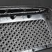 Topline Autopart Black Tr-Sport Mesh Front Hood Bumper Grill Grille Cover ABS 07-09 Toyota Tundra