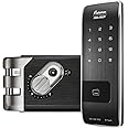 Gateman ASSA ABLOY G-Touch Digital Vertibolt Rim Lock - Traceless Super Slim Body, Master Mode, Forced Lock, Automatic Locking, Volume Control, Silent Low Battery Alarm, Emergency Power Support