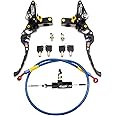 WOOSTAR Motorcycle Hydraulic Clutch Kit Master Cylinder with CNC Brake Lever Replacement for Suzuki GSX650F CR250 Dirt Pit Bike Black