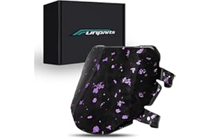 Funparts Carbon Fiber Number License Plate for Surron Sur Ron LBX Talaria Sting MX3/R MX4 Talaria XXX E Ride Pro SS S SR Tutti Soleil 01 Rawrr Mantis Ebox Electric Dirt Bike Purple