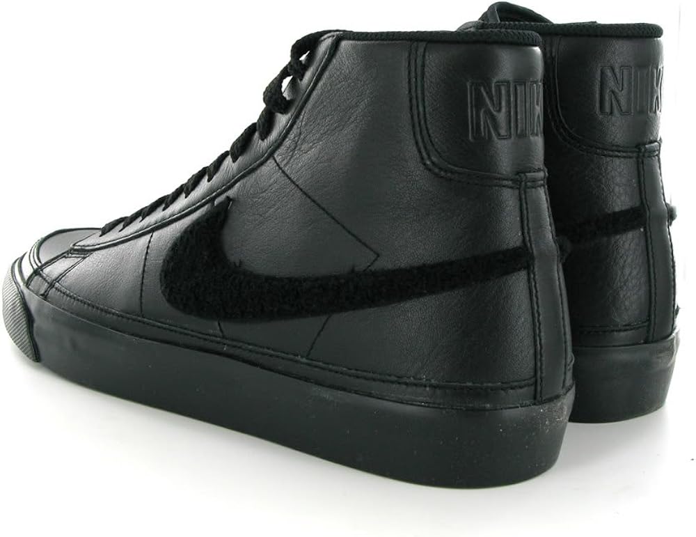 nike blazer mid leather black