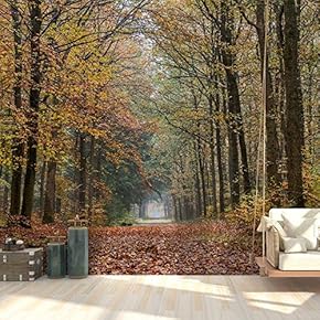 Wall Mural Forest Removable Wallpaper Wall Sticker for Bedroom Living Room - 66x96 inches