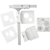 Sizzix Print and Pattern Starter Kit, Stencil &amp; Stamp Tool Accessory