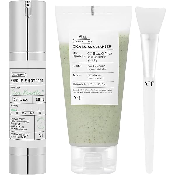Amazon.com: VT COSMETICS Bundle CICA Reedle Shot 100 & Pro