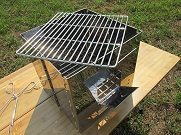 Amazon ３wayコンロ チャコスタ 焚火台 qグリル 収納bag付 Chanodug Outdoor バーベキューコンロ 焚火台