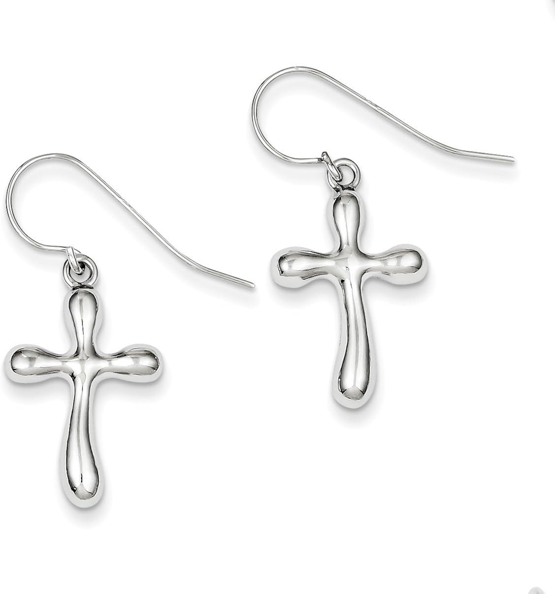 Sterling Silver Cross Earrings Jewelry