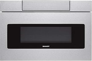 Sharp Built-In Microwave Drawer, Stainless Steel - SMD3070ASY model