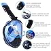 Snorkel Mask 2.0,Airbay New 180°Panoramic Full Face View and Easy Breath Surface Diving Design, Action GoPro Camera Compatible, Anti Fog & Anti Leak Snorkeling for Adult and Youth