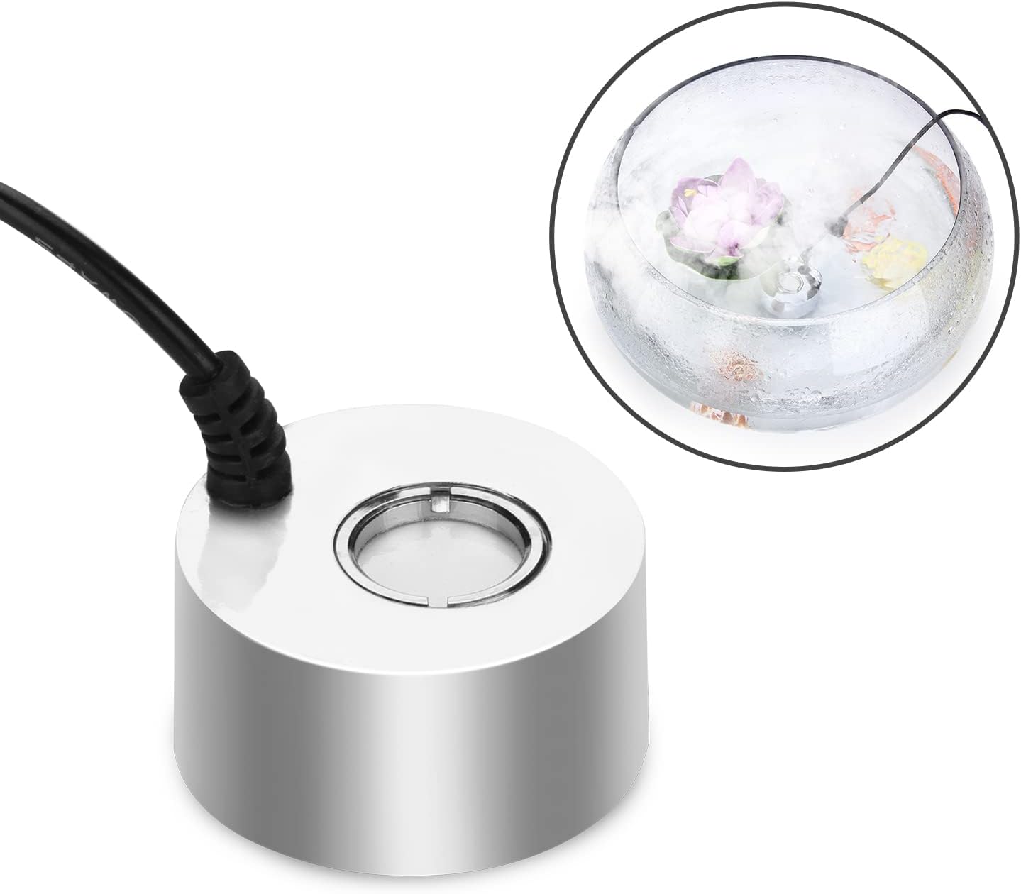 Indoor Fountains & Accessories - AGPTEK Aluminum Mist Maker Fog Maker for Water Fountain Pond Rockery Fishtank Vase Birdbath