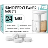 Skyis Humidifier Cleaning Tablets 24 Pack, Humidifier Cleaner &amp; Descaler for Hard Water Scale, Mineral Deposits &amp; White Dust, Fits Levoit, Vicks, Dyson &amp; Dreo Humidifiers
