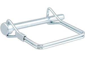 CURT 25080 Trailer Coupler Pin, 1/4-Inch Diameter x 2-3/4-Inch Long, Clear ZINC