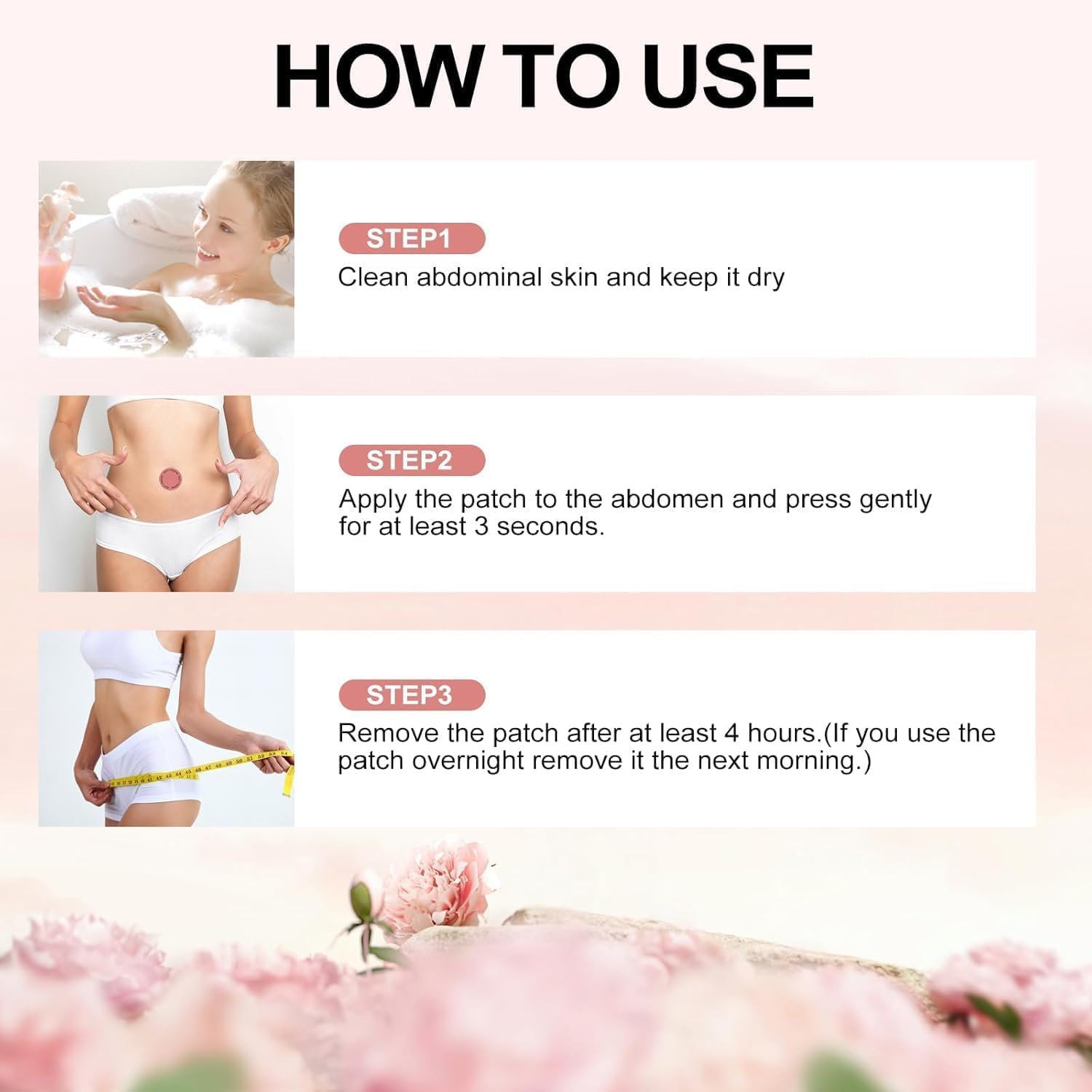 TMHBVI GLP-1 Patches, Suitable for Male and Female GLP-1 Body Care Patches，30 Count.