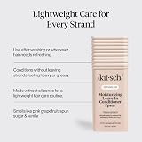 Kitsch Argan Milk Leave In Conditioner 186ml Detangler for All Hair Types view 5