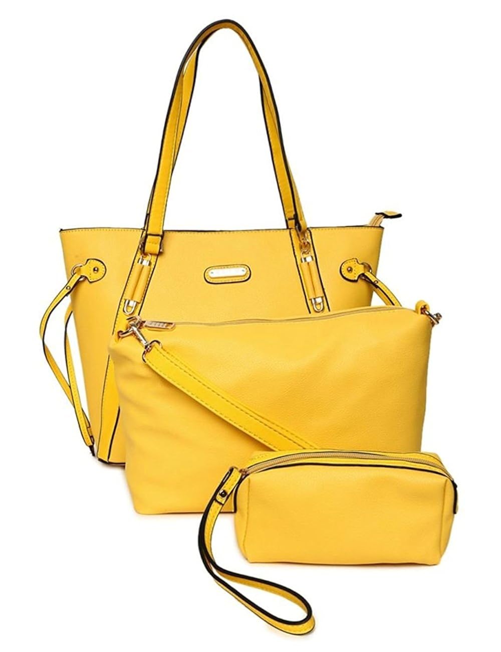 Buy Elle Women's Tote Bag (Yellow) at Amazon.in