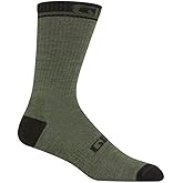 Giro Winter Merino Wool Sock Bicycle Socks Olive Large