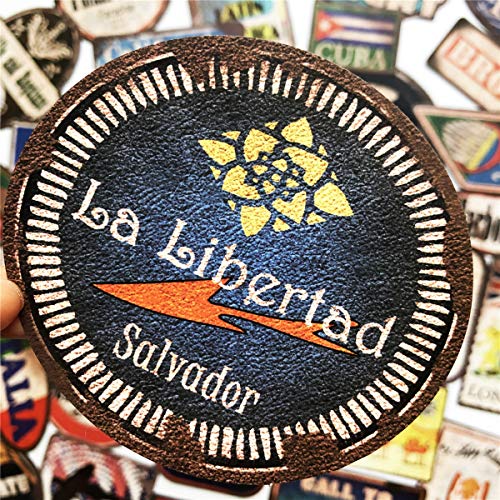 36PCS Large Vintage Beach Surfing Sign Stickers Waterproof Laptop Stickers Car Bicycle Suitcase Computer Water Bottle Mobile Phone Stickers Decals (Retro Sandbeach 36) - Thumbnail 3