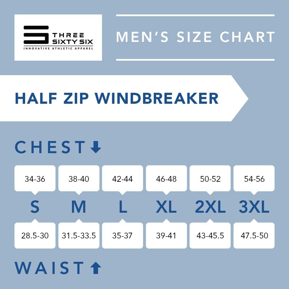 Mens Windbreaker Jackets - Half Zip Golf Pullover Wind Jacket - Vented, Dry Fit : Clothing