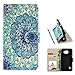 S6 Active Case, Galaxy S6 Active Wallet Case, UrSpeedtekLive Mandala Floral Pattern Premium PU Leather Flip Wristlet Wallet Case Cover for Samsung Galaxy S6 Active ( NOT for Galaxy S6 )