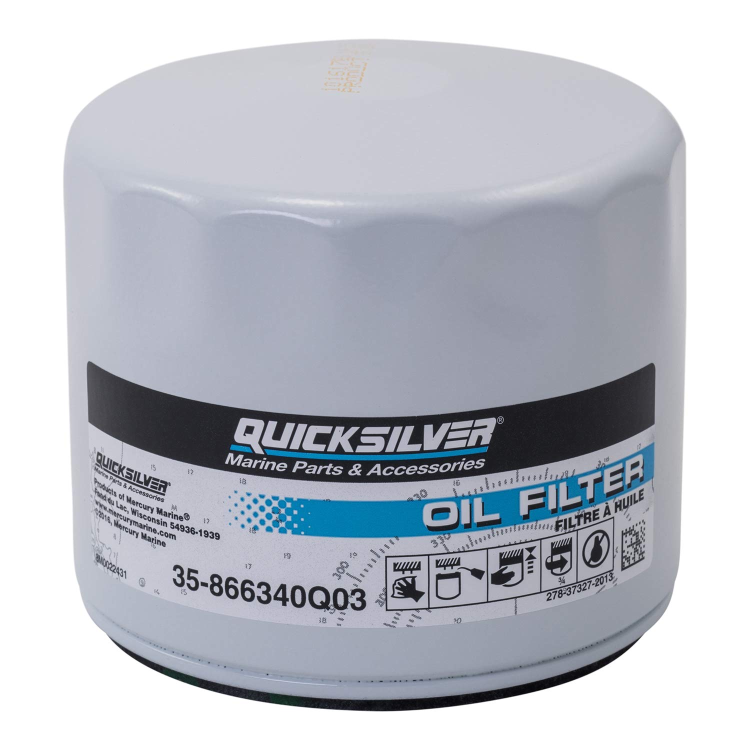 Amazon.com: Quicksilver 866340Q03 Oil Filter - MerCruiser Stern Drive and  Inboard Engines: Sports & Outdoors