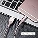 Yoobao 3ft Phone Charger Cable USB Charging Cable Cord Nylon Braided Compatible with Phone X/8/8 Plus/7/7 Plus/6/6s Plus/5/5S, iPad mini 4 3 2/Pro/Air - Pink