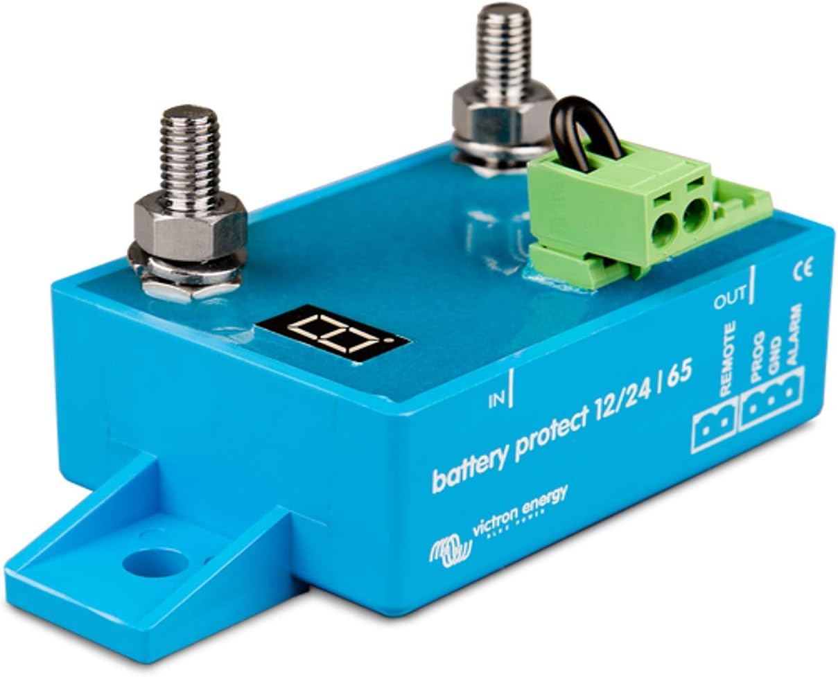 Victron BatteryProtect 65A 12V/24V battery over discharge protector BP-65, Blue