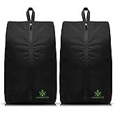 KOSMCCO 2Pcs Smell Proof Cleat Bag - Athletic Soccer & Golf Shoe Bag for Smelly Cleats and Gym Shoes | Durable, Water-Resistant, and Easy to Clean