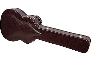 Crossrock Wood Case for Acoustic Bass Guitars-Brown(CRW620ABBR)
