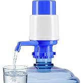 Water Bottles Dispenser Blue Manual Hand Pressure Drinking Fountain Pressure Water Press Pump