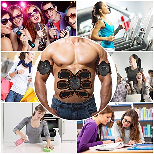 Elettrostimolatore Portatile 6 Modalità Elettrostimolatore Muscolare Stimolatore Muscolare EMS - Massaggiatore Elettrico Per Addominali/braccia/gambe Endospheres Cellulite Attrezzo Fitness Casa Per Uomo E Donna