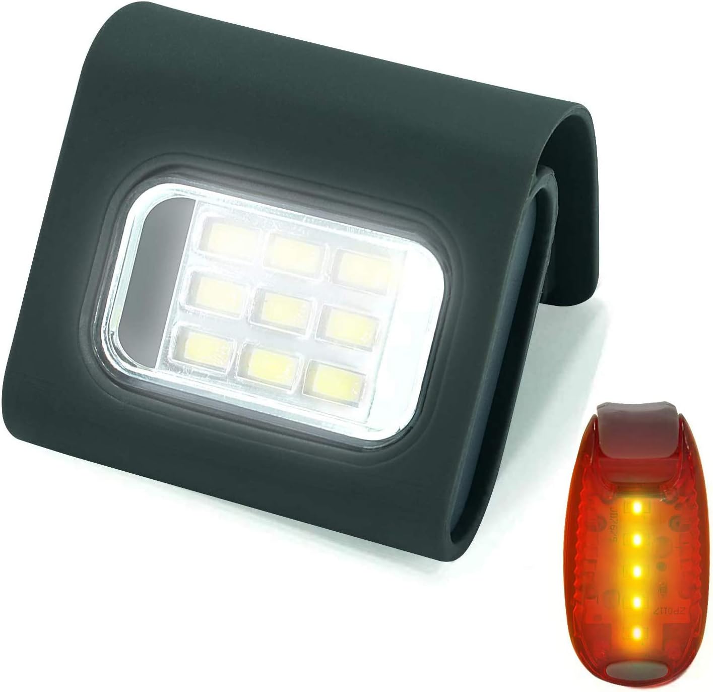 Yosky Rechargeable Led Safety Light for Running Walking The Dog, 200 Lumen USB Dog Walking Flashlight, Magnet Clip on Collar Up Vest Safe and Seen at Night, Super Bright Repair Working Light