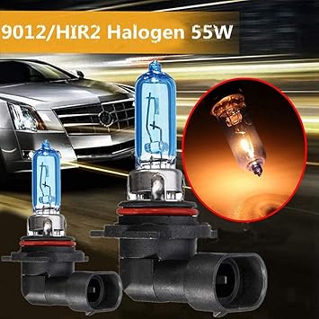 Amazon Co Jp ハロゲンヘッドライト電球 ウルトラホワイトヘッドライトhir2 9012車用ハロゲンランプh16 12v19wフォグランプ4300k 夜間安全運転 2枚 スポーツ アウトドア