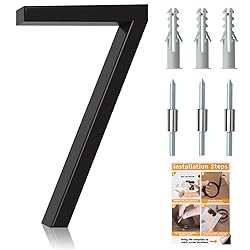 Briout 5" Modern House Numbers for Outside, Address
