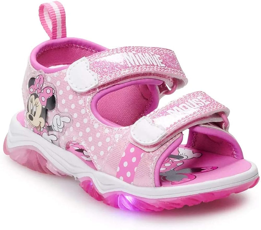 Disney's Minnie Mouse Toddler Girls' Light up Sandals