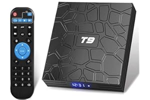 SIDIWEN Android TV Box 9.0, Android Box 4GB DDR3 RAM 32GB ROM RK3318 BT4.0 Quad-Core Cortex-A53 64 Bits Support Dual WiFi 2.4G/5G 3D Ultra HD 4K