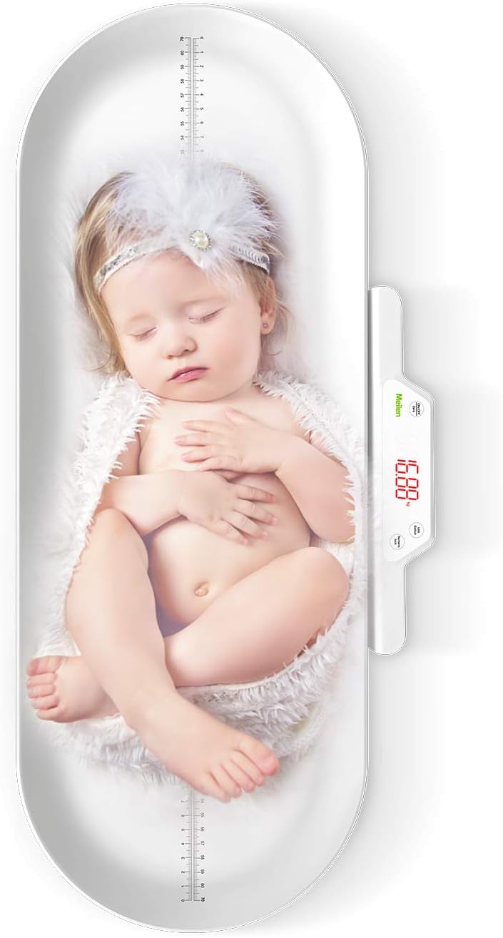 Amazon ベビースケール新生児体重計 赤ちゃん用 乳幼児 授乳 多機能 風袋機能付き 単位切替機能 表示固定 幼児 スケール デジタルトレイ 付 最大 70cm 重量 測定 正確 50g 100kg 赤ちゃんから成人まで使え 身長計 ベビースケール ベビー マタニティ 通販