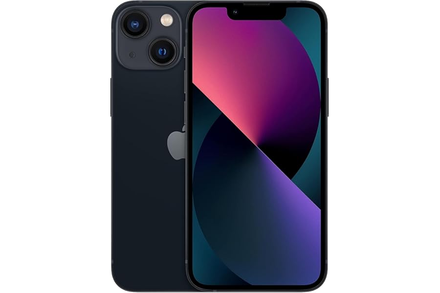 Get It Now Apple iPhone 13 Mini, 128GB, Midnight - Unlocked (Renewed)