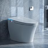 Onirap Smart Toilet with Bidet Built in, Auto Flush and Open Close, 1.2GPF | 1000g MaP Siphon Flush, Elongated Heated Seat &amp; Dryer, Instant Warm Water, 17" ADA, User Preferences, Dual Remote Control