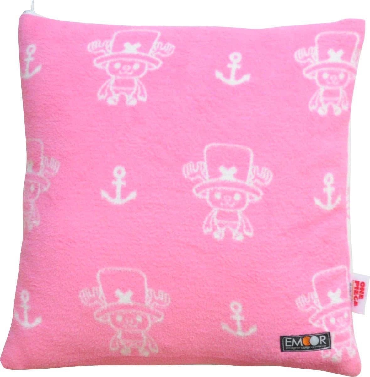 Amazon Co Jp エムール ワンピース クッションカバー 45 45cm チョッパー ピンク 綿100 日本製 ホーム キッチン
