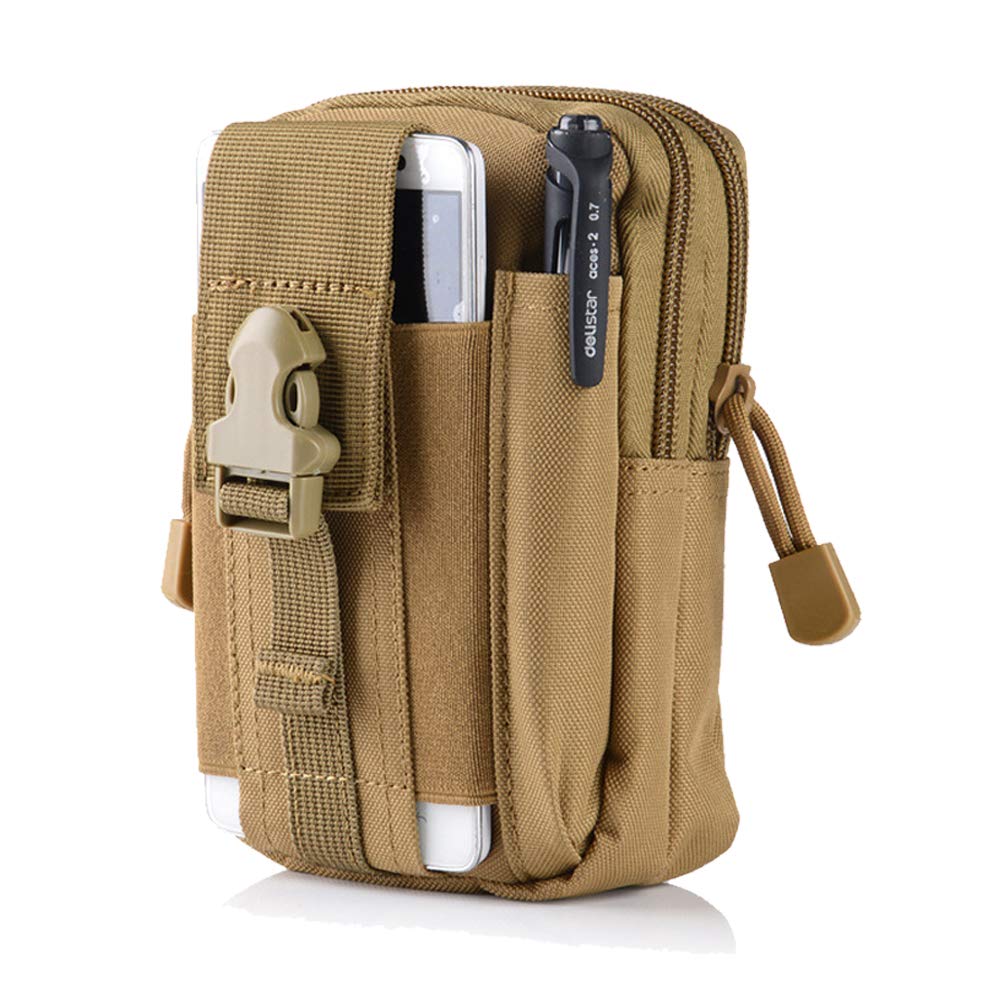 Photo 1 of Tactical Waist Belt Bag | Universal Outdoor EDC Military Holster Wallet Pouch Phone Case Gadget Pocket for iPhone X 8 7 6 6s Plus Samsung Galaxy S8 S7 S6 S5 S4 S3 Note 8 5 4 3 2 LG HTC