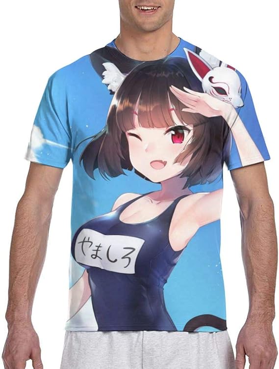 Amazon Co Jp Tシャツ Azur Lane アズールレーン 半袖 カジュアル メンズ プリント 夏服 丸首 大きい サイズ ゆったり 快適 吸汗速乾 柔らかい おしゃれ Tシャツ Clothing Accessories