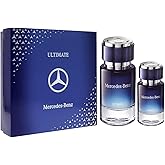 Mercedes Benz For Men Ultimate Giftset - Eau de Parfum for Men - Long Lasting Mens Cologne - Amber, Patchouli Cologne for Men - Perfume for Men - 2 Pc