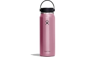 Hydro Flask 32 Oz Lightweight Wide Mouth Water Bottle with Leakproof Flex Cap, Tourmaline