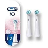 Oral-B iO Series Gentle Care Electric Toothbrush Replacement Brush Heads for an Oral-B Electric Toothbrush, 2 Count, White