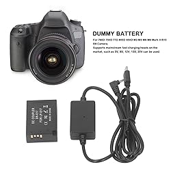 E17 Dummy Battery DR E17 DC Coupler Camera Dummy