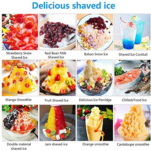 JAYI Manuelle Ice Crusher, Ice Shaver Eismaschine Tragbare Handkurbel Ice Crusher Und Rasierte Eismaschine Für Mango… – Bild 7